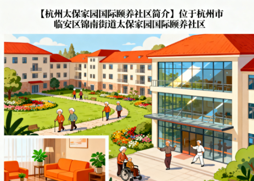 【杭州太保家园国际颐养社区简介】位于杭州市临安区锦南街道太保家园国际颐养社区
